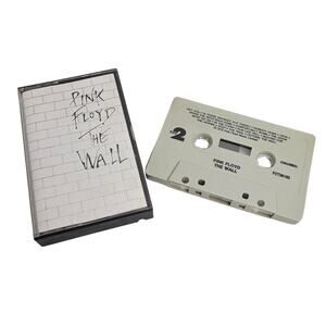 Pink Floyd The Wall Audio Cassette Tape Columbia 1979 Classic Rock Vintage